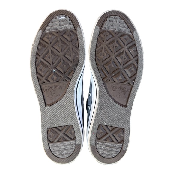 Converse Chuck Taylor Double Tongue Low Top Grey & Aqua Stripe Women’s Size 10 - Picture 7 of 9